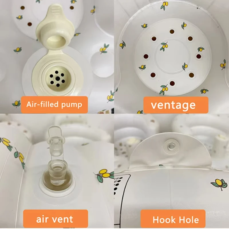 子供用インフレータブルソファ、3ヶ月以上の赤ちゃん用インフレータブルベビーソファ、幼児用ベビーシート、内蔵エアポンプ付き