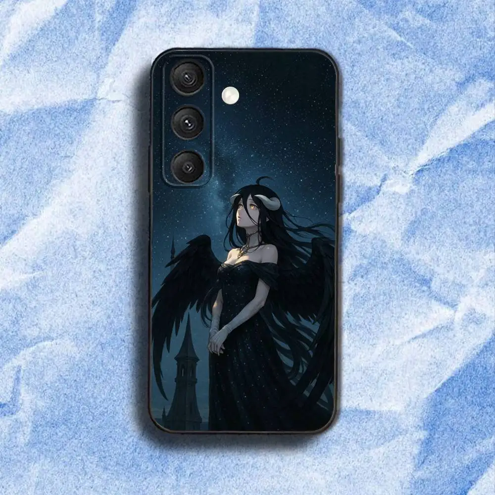 حافظة هاتف A-Albedo Overlord-S لهاتف سامسونج S 25,24,23,22,30,21,10,9,Ultra,Plus,Lite,FE,4,5G حافظة ناعمة سوداء #6