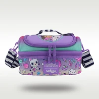 Bolsa de almuerzo para niños Gabby, bandolera, bolsas de picnic, lonchera de frutas para niñas, 9 pulgadas