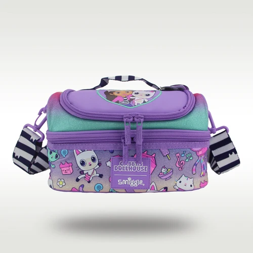 Bolsa de almuerzo para niños Gabby, bandolera, bolsas de picnic, lonchera de frutas para niñas, 9 pulgadas