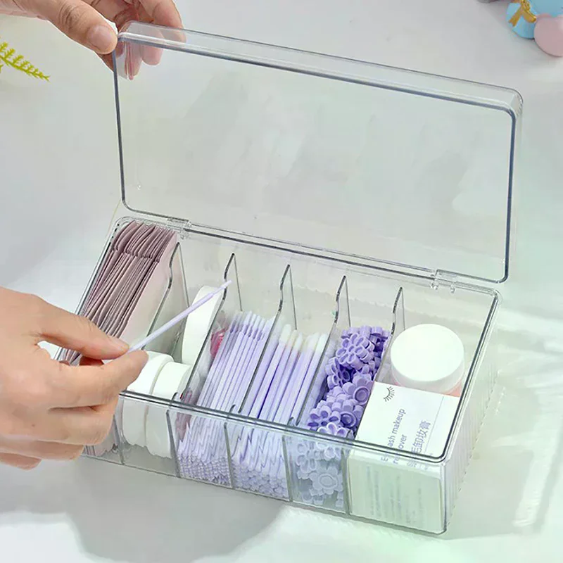 Capacity Eyelash Tool Storage Box For Eyelash Extension Tweezer Case Cosmetic Makeup Tools Storage Box Lash Accessories Large