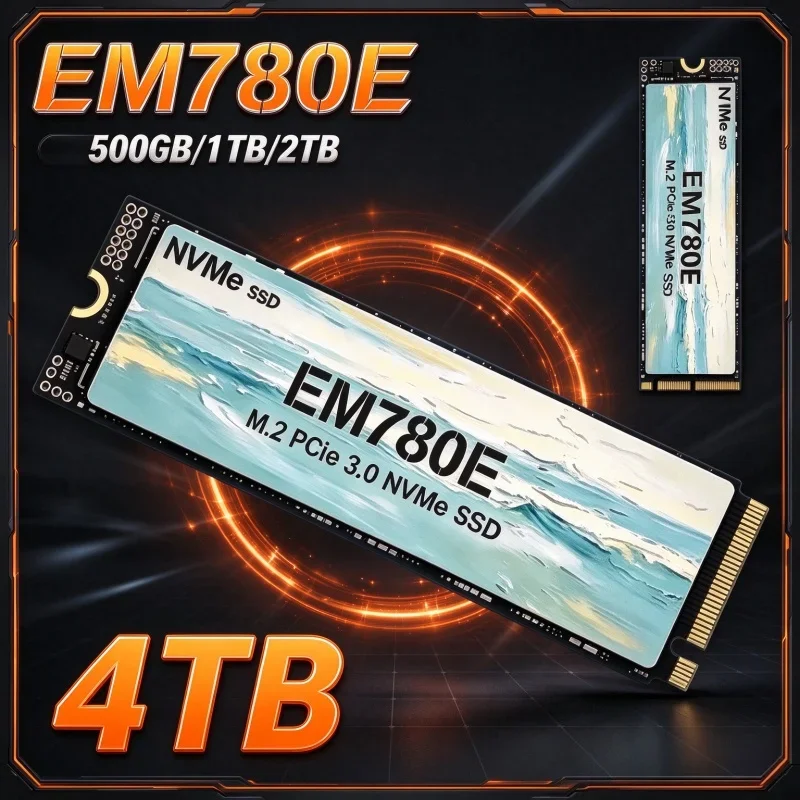New EM780E NVMe M.2 SSD PCIe 3.0 500GB 1TB 2TB 4TB Solid State Hard Disk High Speed Internal Drive For Laptop & Desktop PC