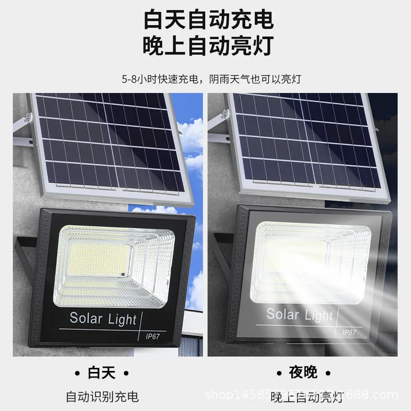 

NEW 30-500W Solar Flood Lights with Remote Control Outdoor IP67 Waterproof Solar Powered Spotlight Solar Reflector Wall Lamp Hot