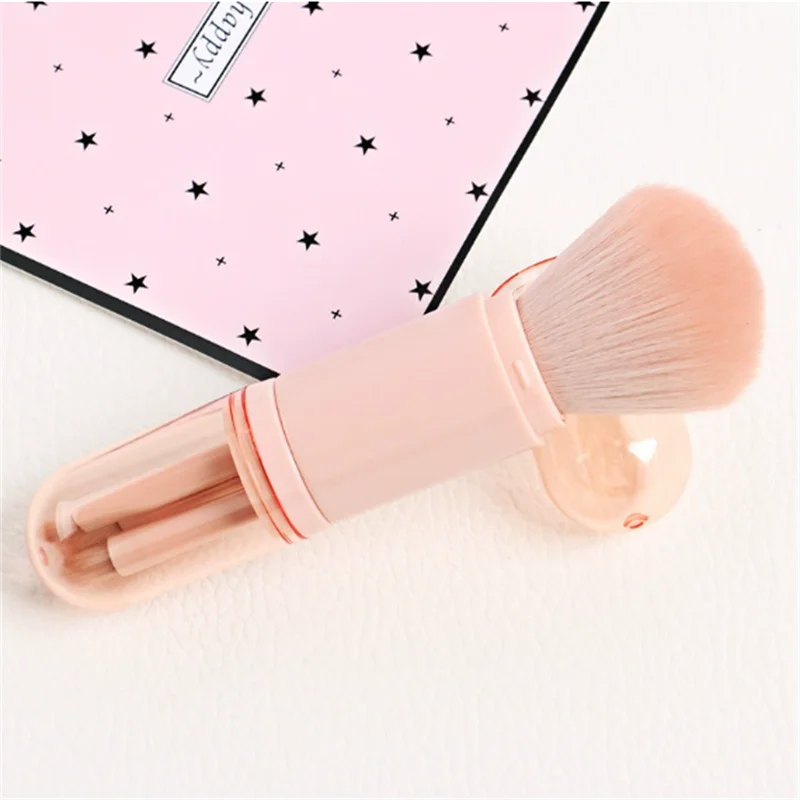 Mini Travel Telescopische Make-upborstel Oogschaduw Los Poeder Beauty Tools Compacte draagbare cosmetische borstelset
