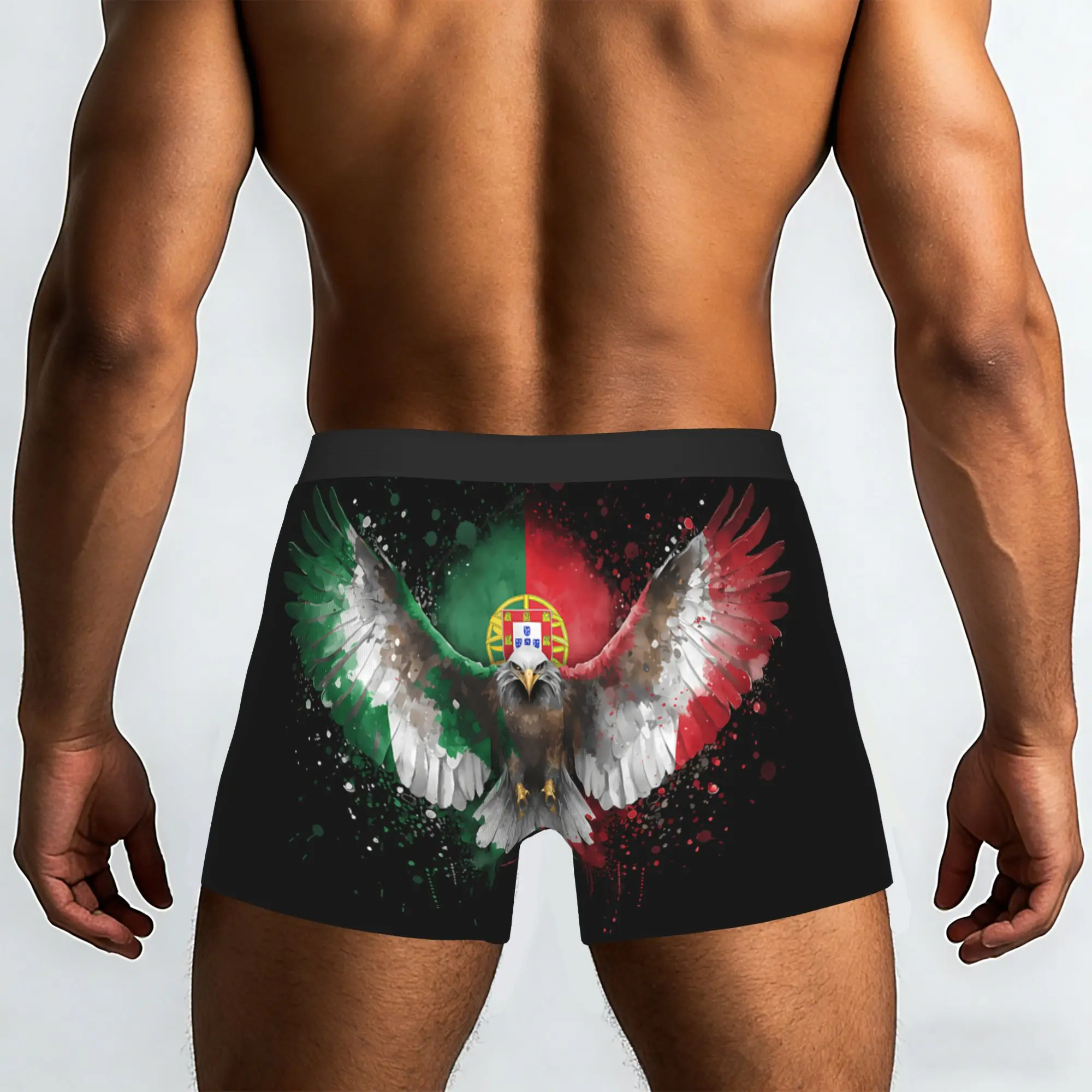 Portugal Flag Portuguese Pride  Portuguese Underpants Homme Panties Male Underwear Ventilate Shorts Boxer Briefs
