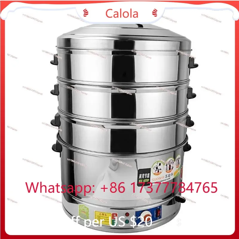 

Commercial Dual Use Large Capacity Electric Steamer Multi-function Bread Steamer
