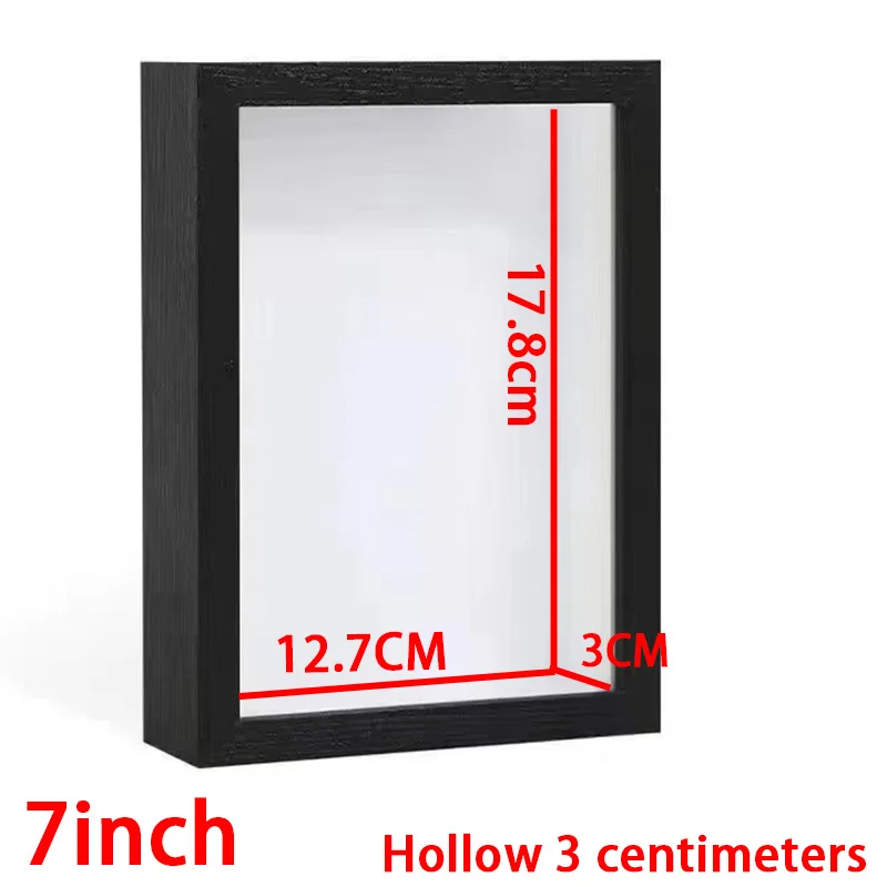 Shadow Box Depth 3cm Wooden Photo Frame for Displaying 3D Works