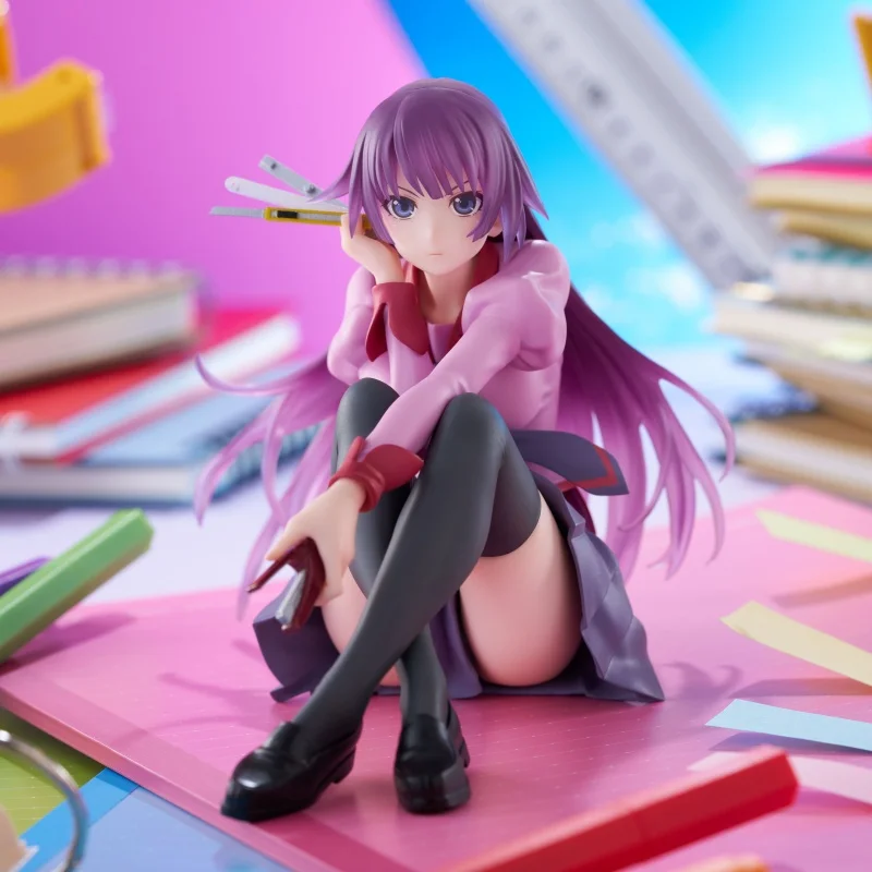 

TAiTO Original 13Cm Desktop Cute フィギュア Senjougahara Hitagi Action Figure Toys For Kids Gift Collectible Model Ornaments