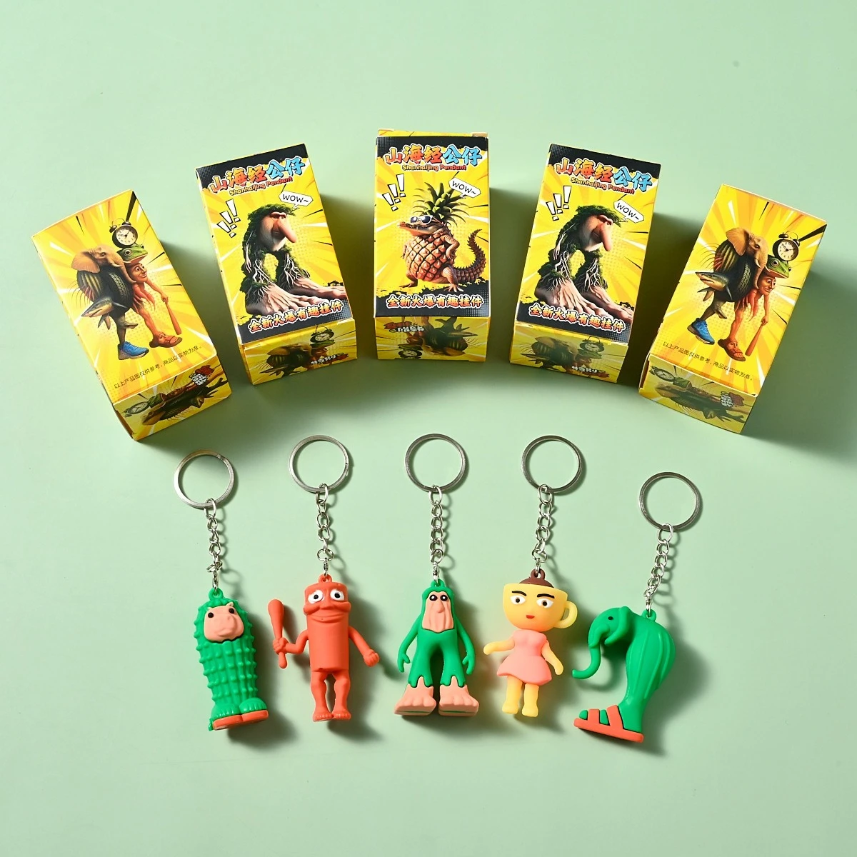 Italian Tung Tung Sahur Blind Box Figure Toy Tralalero Tralala Bombardino Shimpanzini Pop culture toys keychain pendant Gift