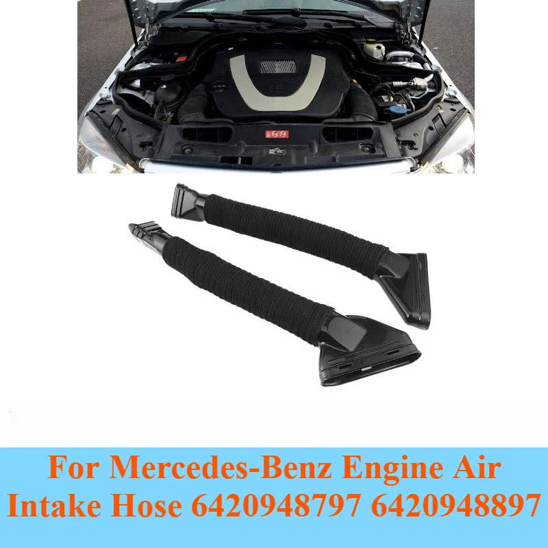 

For Mercedes-Benz Engine Air Intake Hose 6420948797 6420948897 Turbo Inlet Pipe Durable Replacement Tube Assembly Accessories