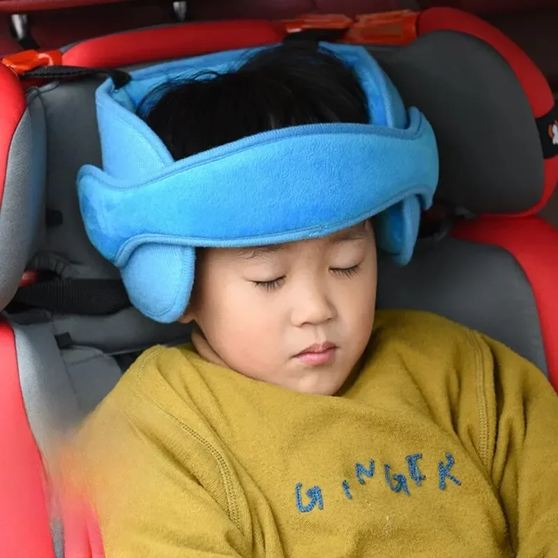 

Children Head Fixing Belt Car Safety Seat Baby Head Support Pillow Sleep Aid Protective Pad Universal Fit All Models