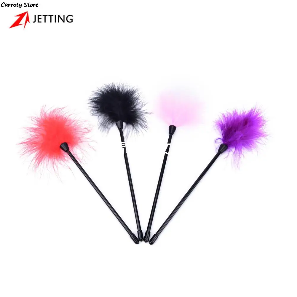 Ticklers Slave Flogger Bird Feather Clit Tickler Spanking Sex Toy 4 Colors Feather Flirting Tickler Sexy Whip Flirt Soft