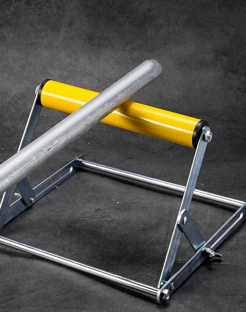 

Adjustable Height Table Saw Roller Stand, Miter Saw Support Attachment with Wheels, Portable Woodworking Support Frame Tool