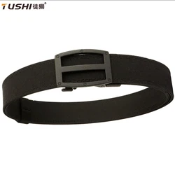 TUSHI Official Genuine Military Tactical Belt Alloy Automatic Buckle Men's Duty Belt 1100D Nylon IPSC Gun Belt Secretly carried