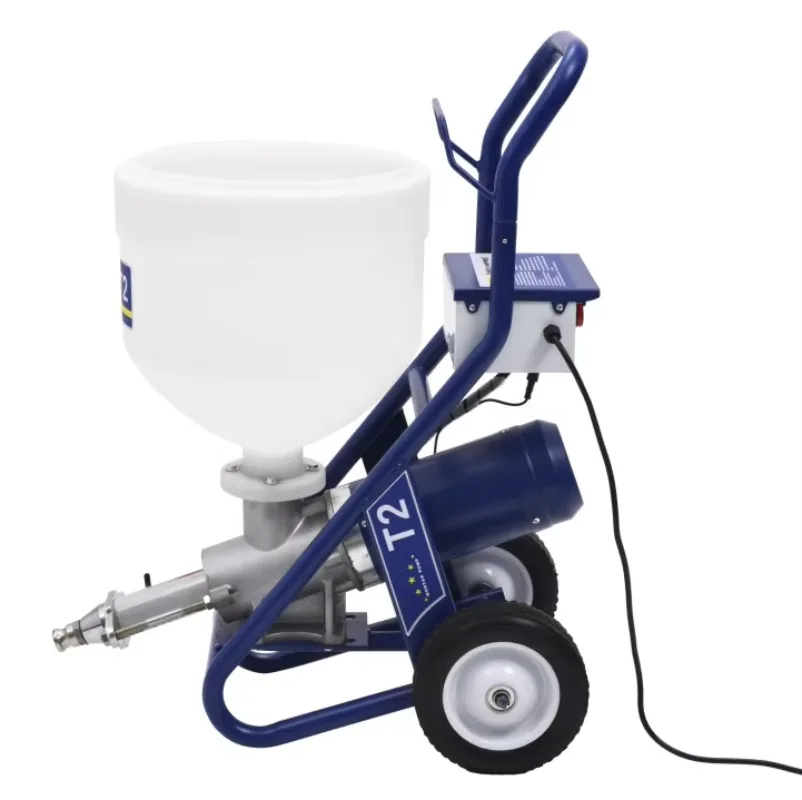 factory direct selling T2   1100W 10L/min texture mortar sprayer