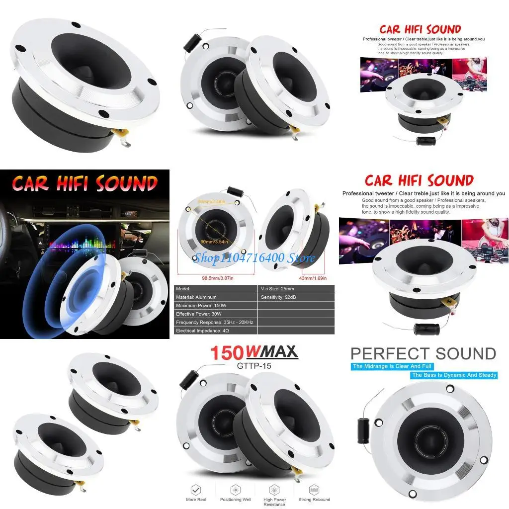 

y1gd 150W Car Speakers Auto Tweeter Coaxial Car Stereos AudioSpeaker HifiSpeaker