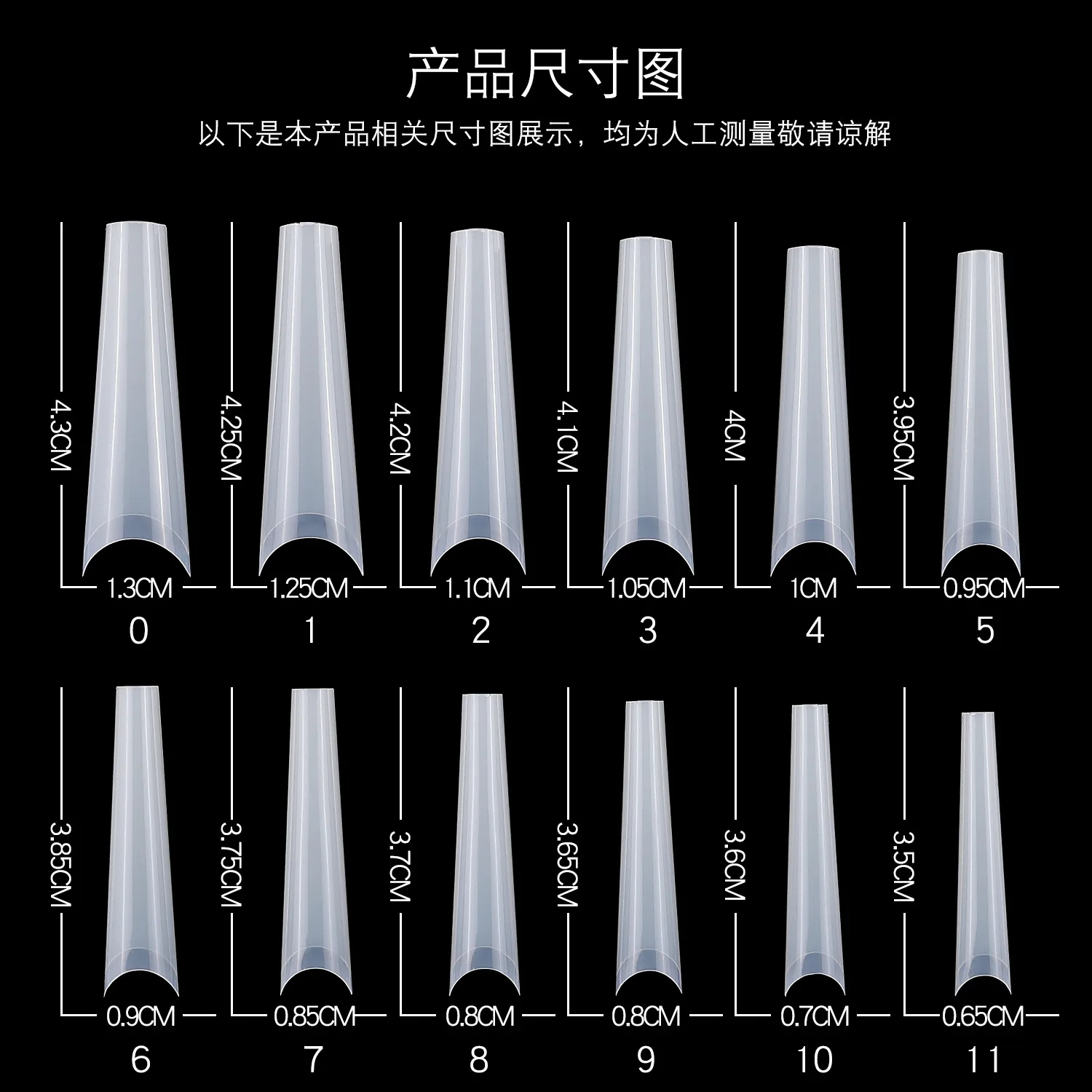 240PCS/Box False Nail Tips Square Straight Extra Long Half Cover Nails Artificial Acrylic False Nail Tips Press On Manicure Tool