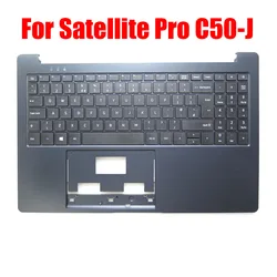 Uk fr sp laptop palmrest für dynabook für satelliten pro C50-J blau mit französisch spanisch englisch tastatur oberer fall