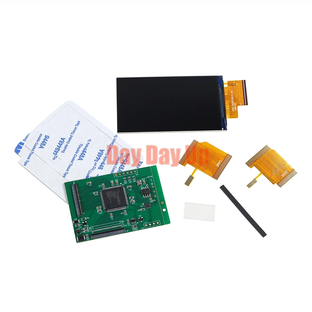 1 セット 2.9 インチ液晶 V5 レベル GBA IPS バックライト液晶表示画面調整可能な明るさゲームボーイアドバンス V5.0