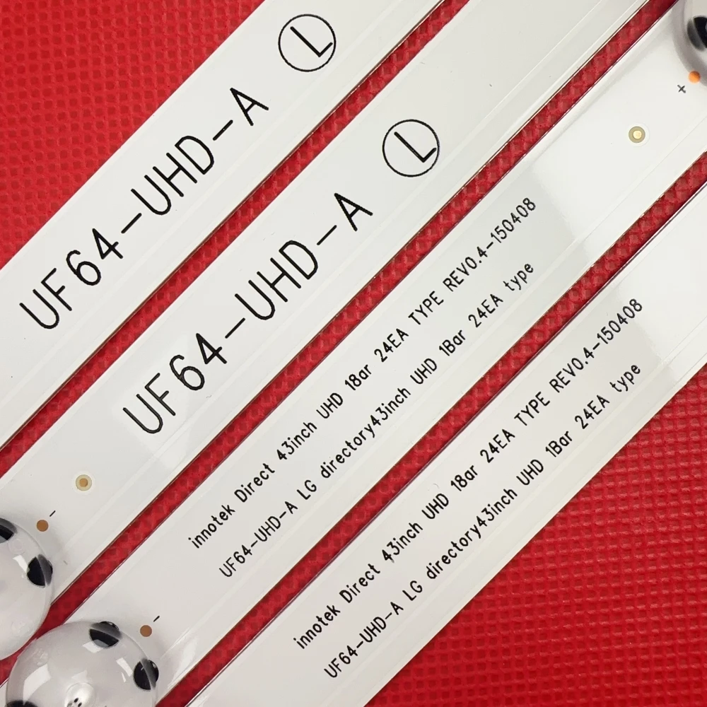 LED strip for 43UH610A 43UH603V 43UH6030 UD 43UH630V LC430DGE FJ M2 43" V16.5 ART3 2744 Rev0.1 6916L-2744A 43UH620V 43UH610T