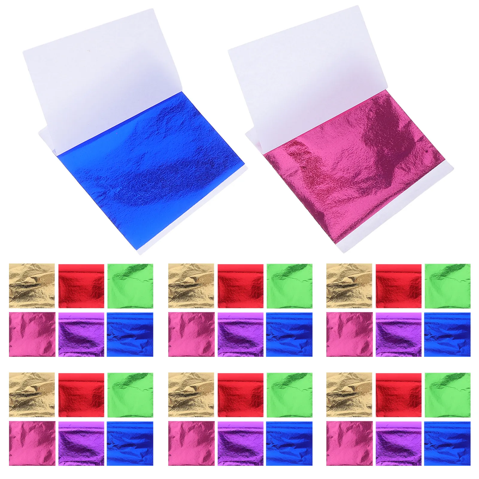 

300Pcs Gold Leaf Imitation Sheets Shiny Art Foil Paper for Craft Painting Sculpture Ornament Gilding DIY Projects Decorative