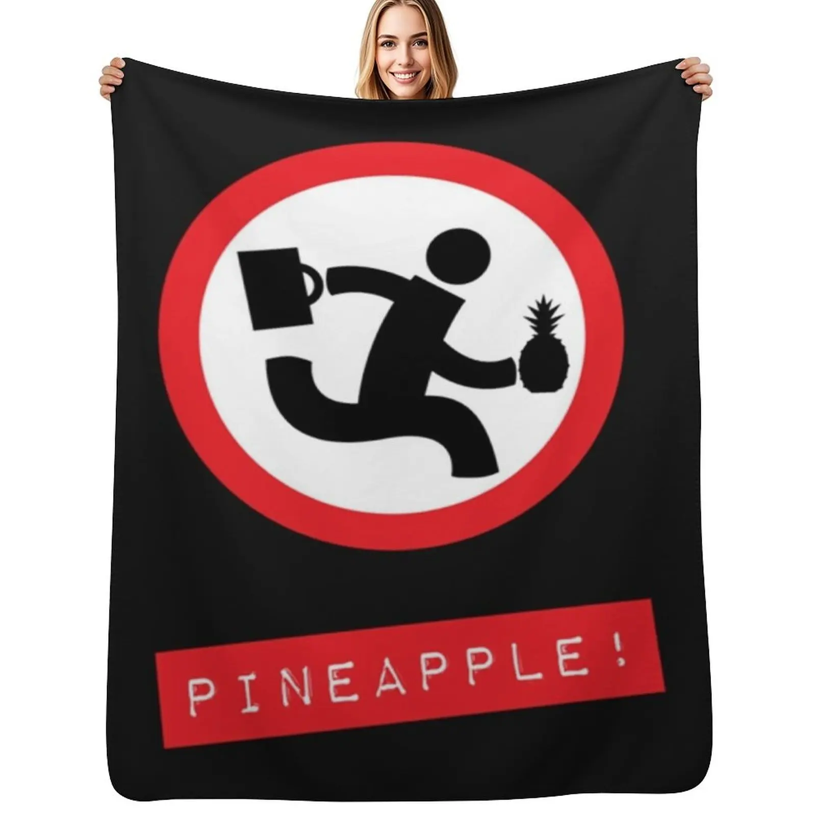 Chuck TV show _quot_Pineapple!_quot_ Throw Blanket for winter Decoratives Bed linens Softest Blankets