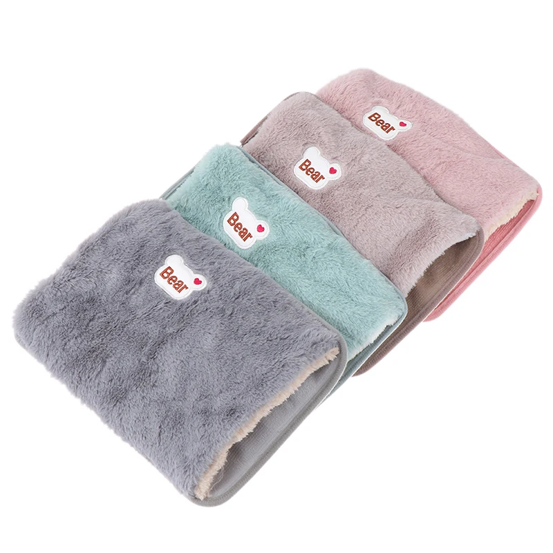 Hand Warmer Heat Pack Cute Rechargeable Electric Hot Water Bag Safety Rabbit Fur Reusable Hot Water Bottle Handwarmer