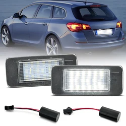 LEDナンバープレートライト,オペラスポーツTourer 2009-2015,zafira tourer c 2011-up,2個