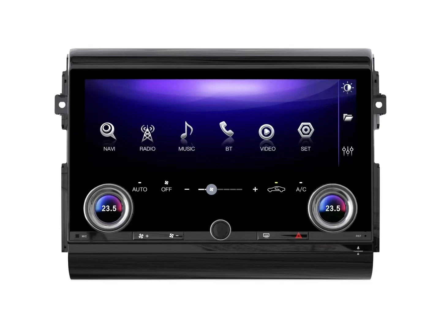 13.3 inch For Toyota FJ Cruiser 2007 -2021 CarPlay Auto Radio Stereo Car Multimedia  Video Manual to automatic air conditioning