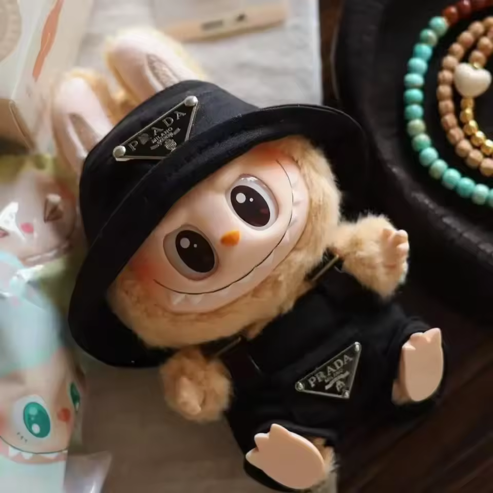 17cm Labubu Clothes Set, Hat & Overalls Set for 17cm Labubu Accessories Suit, Cute Clothes for Labubu Dress up Unique Style - AliExpress 26