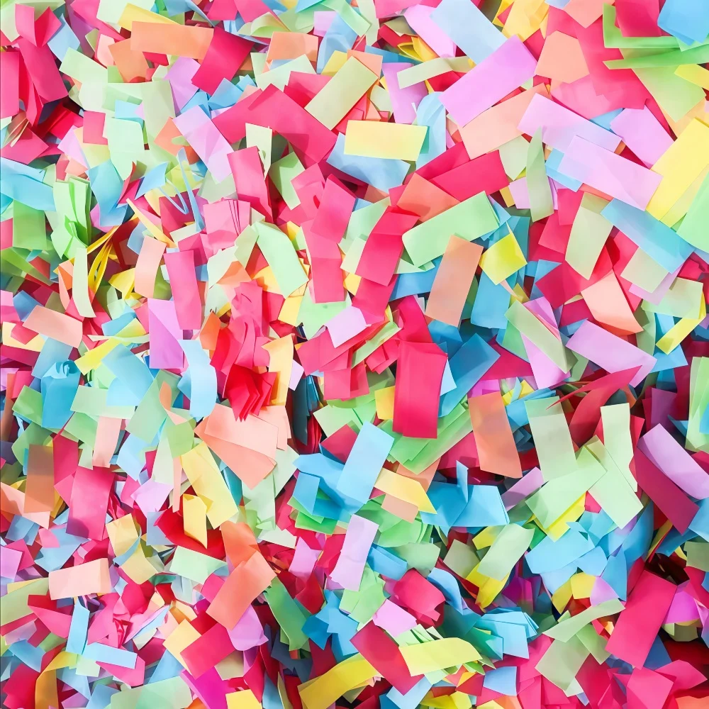 : banner, streamer und Confetti