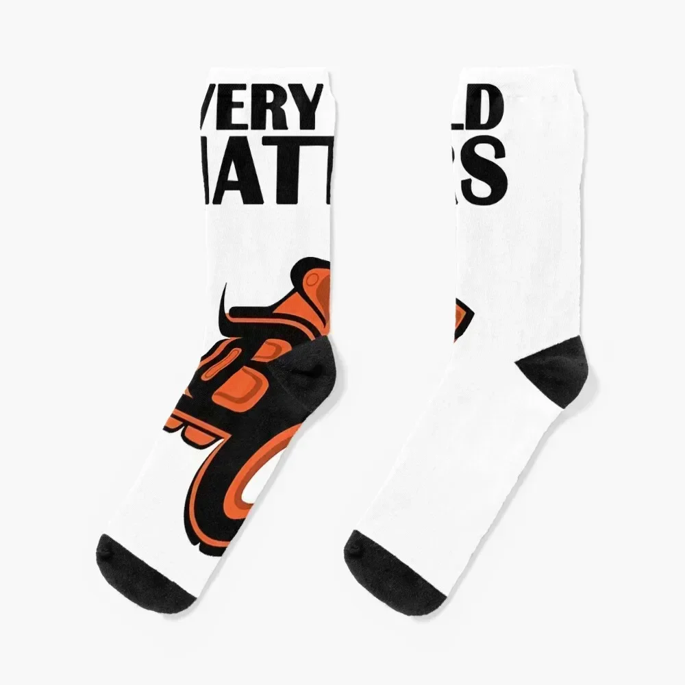

Bc Lions Every Child Matters 2021 Orange Classic Socks Climbing christmas gifts christmass gift loose Man Socks Women's