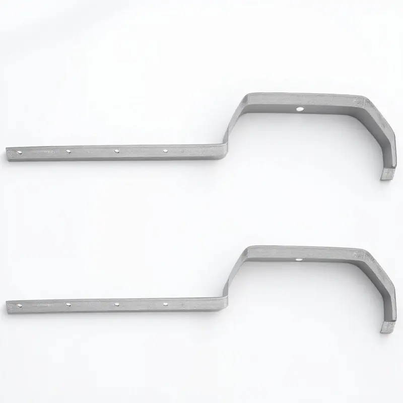 2Pcs Heavy Duty Rain Gutter Holder Iron Gutter Bracket Support Rugged Roof Drainage System Installation Accessory