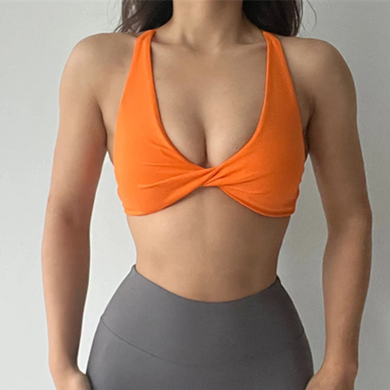 Women Girls New Model Yoga Gym Fitness Compression Soft Running Sexy Gym Fitness Outdoor Cycling Sports Running Yoga Bra