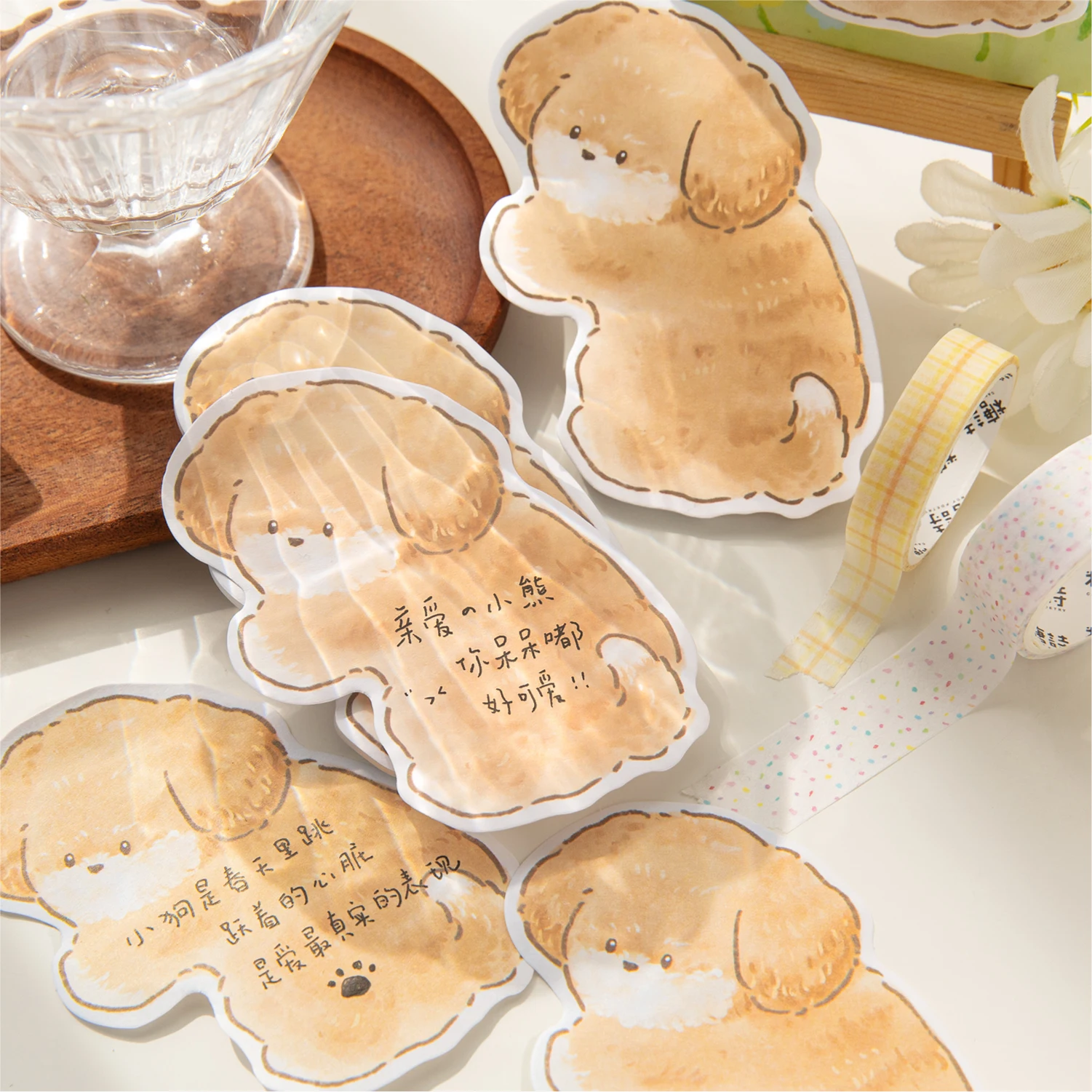 12 paczek/partia Seria „Życie jest bez znaczenia” urocza, urocza papierowa podkładka dekoracyjna w stylu retro