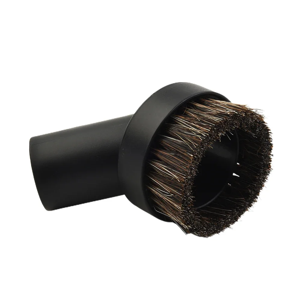 2Pcs Horse Hair Round Brush+Vacuum Cleaner Converting Adapter 32mm To 25mm For For James Harry Vacuum Cleaner