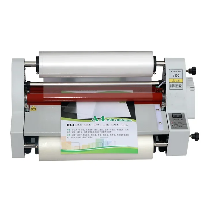 DX-V350 Desktop Electric Laminating Machine A4 Semi-automatic With 350mm For Office Equipment