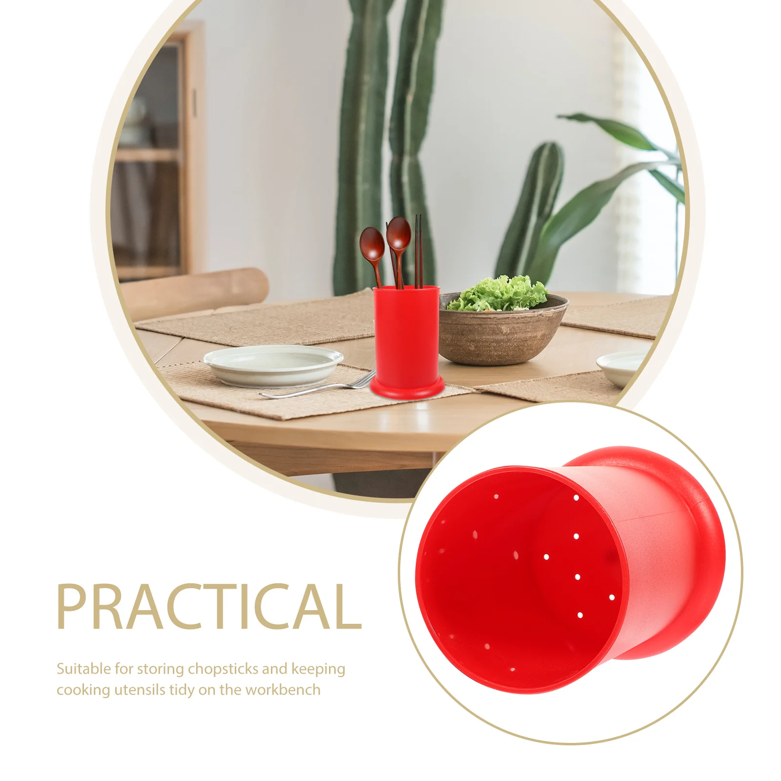 

Kitchen Cutlery Holder for Chopsticks Spoons Silverware Plastic Desktop Storage Organizer Household Utensil Accessory