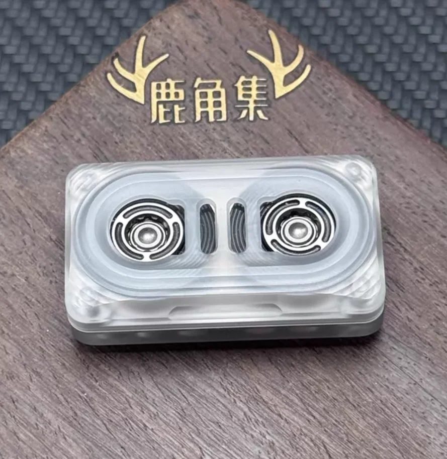 Used EDC WANWU Tape Drive Fidget Toys Metal Fidget Toy Vintage Mechanical Magnetic Fidget Slider decompression toy