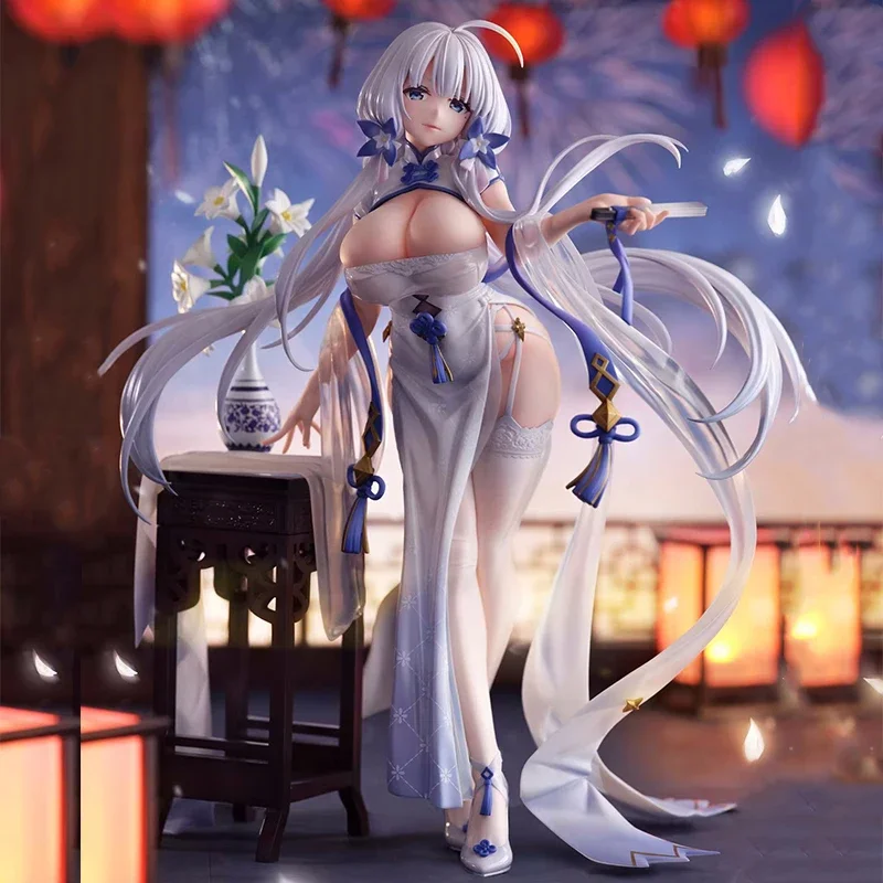 

In Stock Genuine Azur Lane Illustrious 26CM 1/6 Sexy Girl Anime Action Figure Brilliant Journey Collectable Model Toys For Gifts