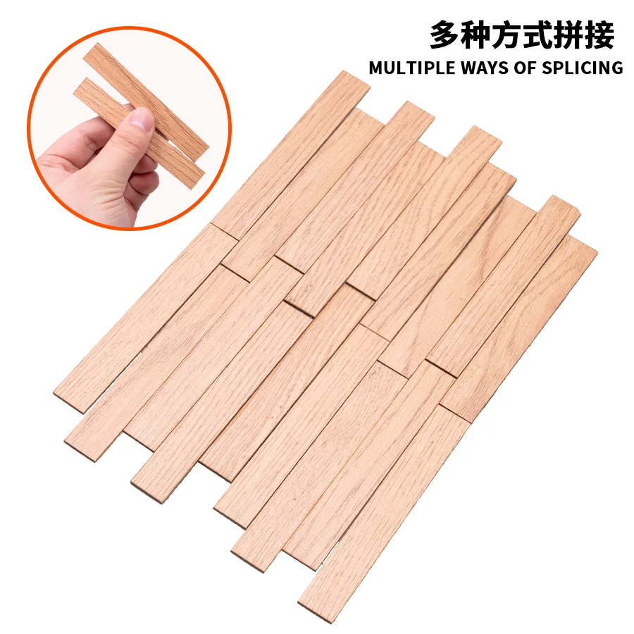 10 stücke Simulation Miniatur Holzboden Modell Spielzeug Architektur Baumaterialien Puppenhaus Dekor Diy Modellbau für Diorama