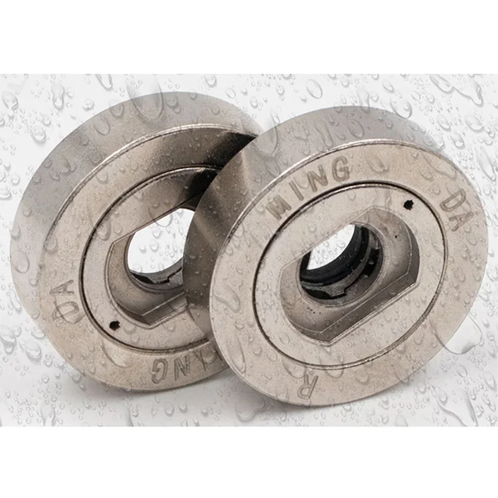 2 Set 100Type Quick Release Self-Locking Grinder Pressing Plate Flange Nut Power Chuck Anti-seizure Angle Grinder Pressure Plate