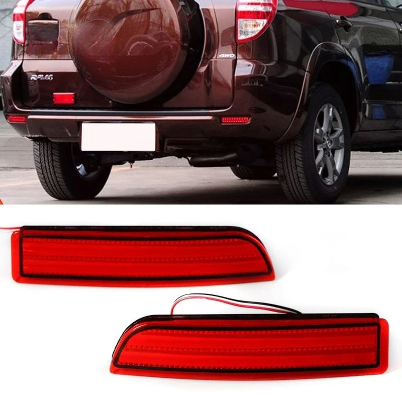 

Новый 2X автомобильный светодиодный задний фонарь, стояночный тормоз для Avensis/Alphard Mki/Rav4, светодиодные задние фонари, противотуманные стоп-сигналы, отражатель заднего бампера, лампа