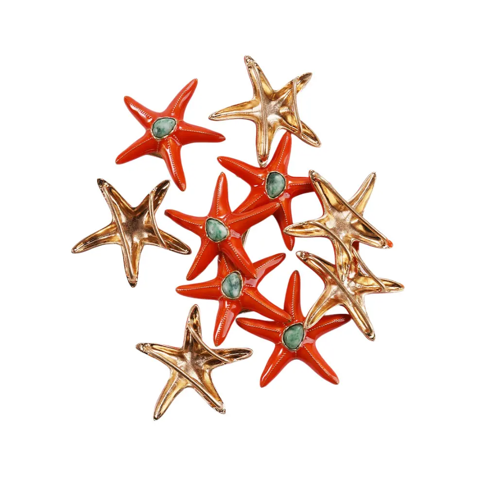Unique Star-shaped Pendant Fashion Jewelry DIY Earrings Necklace Bracelet That Can Be Used As A Scarf Accessory