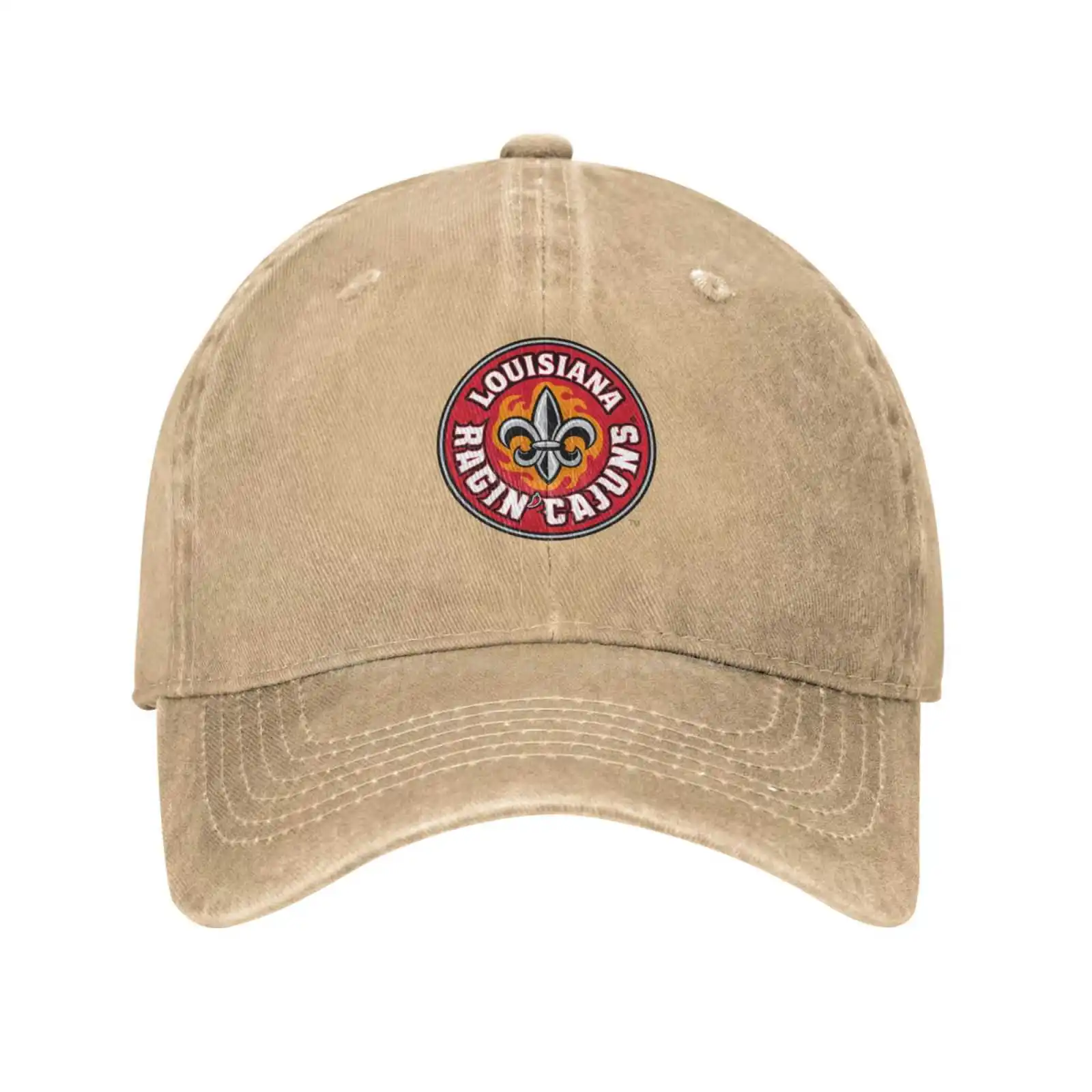 

Louisiana Ragin Cajuns Logo Print Graphic Casual Denim cap Knitted hat Baseball cap