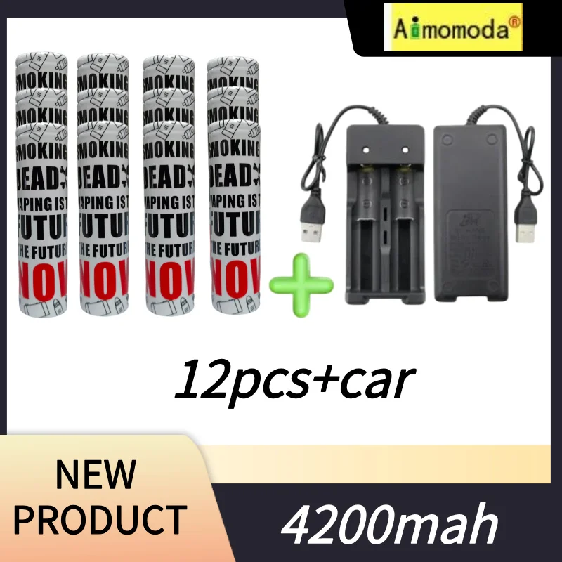 2025 منتج جديد 18650 بطارية 18650 3.7 فولت 4200 مللي أمبير بطارية ليثيوم أيون قابلة للشحن مناسبة لنماذج الألعاب ، مفك براغي ماكينات الحلاقة
