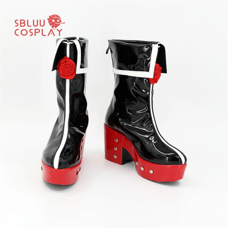 

SBluuCosplay Marie Rose Cosplay Shoes Patent Leather Custom Made Boots