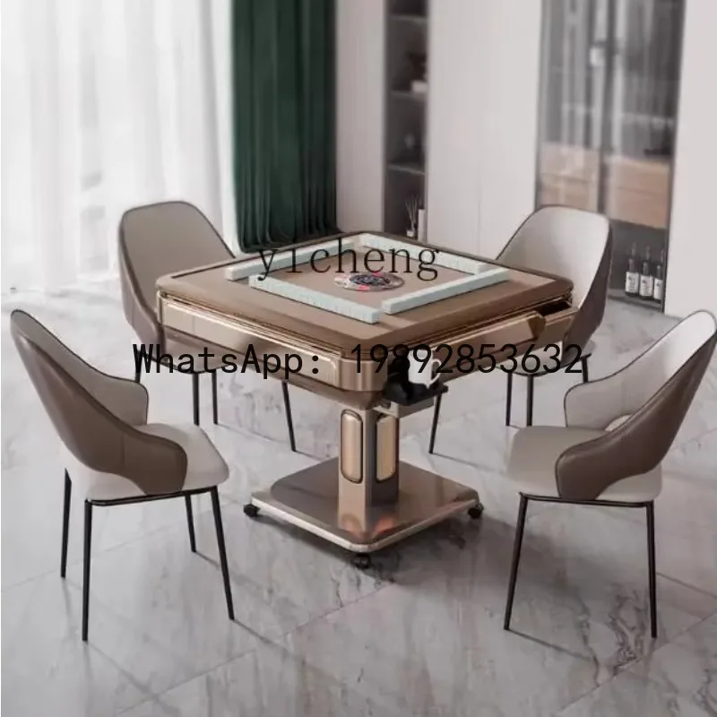 

LYY genuine home mahjong machine automatic silent folding electric heating mahjong table