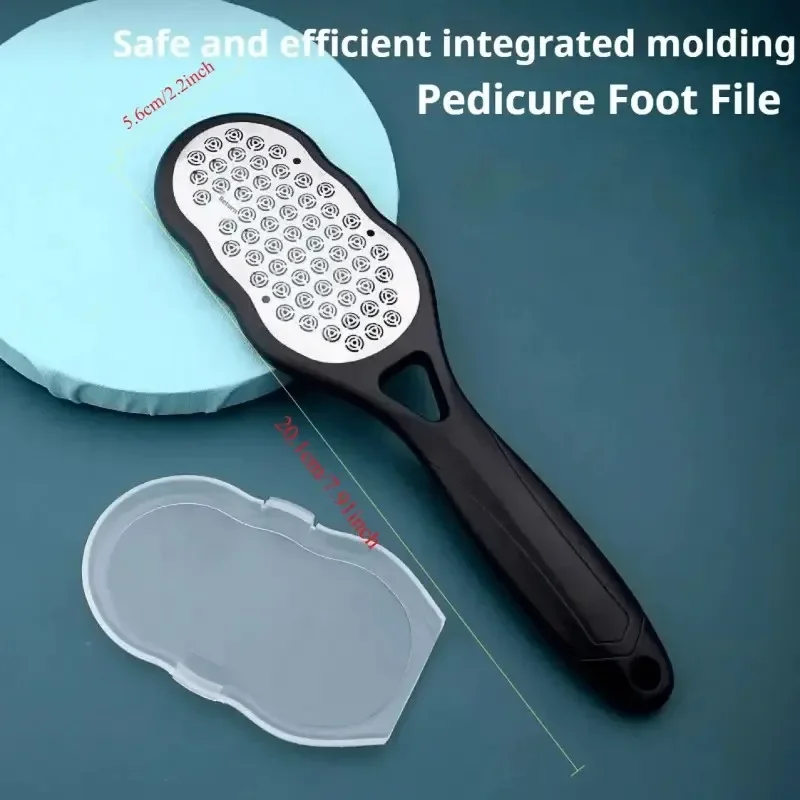1Pc Stainless Steel Foot File Scraper Professional Pedicure Tool Household Daily Foot Skin Care Beauty Accessory image 2