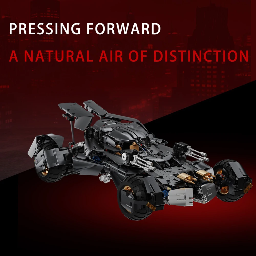 

2851pcs MOC Technical Remote Control Bat Chariot Building Blocks Model Sports Car Assembling Toys for Boys Birthday Gift Set
